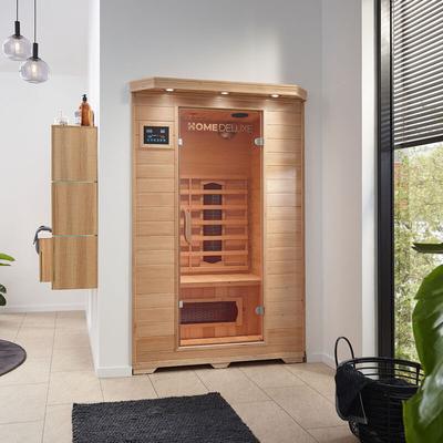 Infrarotkabine redsun m - 120 x 105 cm für 2 Personen Infrarotkabine Wärmekabine Infrarotsauna