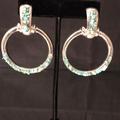 Free People Jewelry | Free People Silver And Turquoise Earrings | Color: Silver | Size: Os