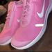 Nike Shoes | Girls Nike’s | Color: Pink/White | Size: 5g