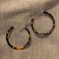 J. Crew Jewelry | J. Crew Tortoise Shell Hoop Earrings | Color: Brown | Size: See Photos