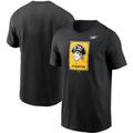 Men's Nike Black Pittsburgh Pirates Cooperstown Collection Logo T-Shirt