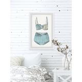 Trinx Florida Swimwear - Picture Frame Graphic Art Print on Paper in White | 36 H x 24 W x 1.5 D in | Wayfair E6ED68AADDD34DE3BFF58307121D38CA
