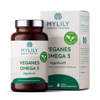 MYLILY - Algenkraft - Veganes Omega 3 Gedächtnis & Konzentration