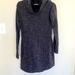 Athleta Dresses | Athleta Sweatshirt Dress Size S/P | Color: Black/Gray | Size: Sp