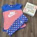 Nike Matching Sets | Nike Tee & Capri Set | Color: Blue/Purple | Size: 18mb