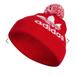 Adidas Accessories | Brand New Adidas Pompom Beanie | Color: Red | Size: Os
