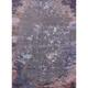 Gray/Indigo 144 x 96 x 0.35 in Indoor Area Rug - 17 Stories Abstract Gray/Purple Area Rug Polyester/Wool | 144 H x 96 W x 0.35 D in | Wayfair