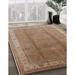 Brown/White 120 x 84 x 0.35 in Indoor Area Rug - Charlton Home® Clethra Oriental Beige/Brown Area Rug Polyester/Wool | Wayfair