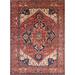 Blue/Red 120 x 96 x 0.35 in Indoor Area Rug - Bungalow Rose Oriental Red/Blue Area Rug Polyester/Wool | 120 H x 96 W x 0.35 D in | Wayfair