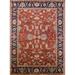 Blue/Red 72 x 48 x 0.35 in Indoor Area Rug - Bungalow Rose Oriental Red/Blue Area Rug Polyester/Wool | 72 H x 48 W x 0.35 D in | Wayfair