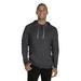 Jerzees 90MR Snow Heather French Terry Raglan Hoodie in Black Ink size 3XL | Cotton/Polyester Blend 90M