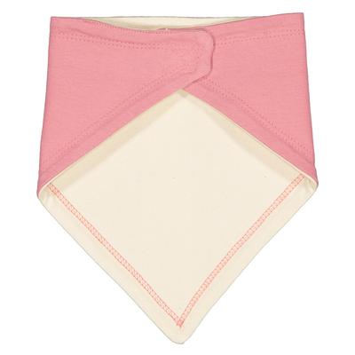 Rabbit Skins RS1012 Infant Premium Jersey Bandana Bib in Mauvelous/Natural | Cotton 1012, LA1012