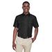 Harriton M580 Men's Key West Short-Sleeve Performance Staff Shirt in Black size XS | Polyester