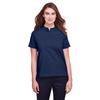 UltraClub UC105W Women's Lakeshore Stretch Cotton Performance Polo Shirt in Navy Blue size 3XL | Cotton/Spandex Blend