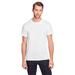 Threadfast Apparel 102A Triblend Short-Sleeve T-Shirt in Solid White size Large | Ringspun Cotton