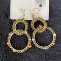 American Eagle Outfitters Jewelry | Earrings | Color: Gold | Size: 2 1/4”