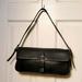 Coach Bags | Coach Leather Shoulder Bag | Color: Black/Silver | Size: 5" H X 11" L X 2" W. Handle 8.5 "