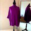 Michael Kors Sweaters | Beautiful Euc Micheal Kors Turtle Neck Poncho | Color: Purple | Size: M