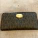 Michael Kors Bags | Barely Used Authentic Mk Wallet | Color: Brown/Gold | Size: Os