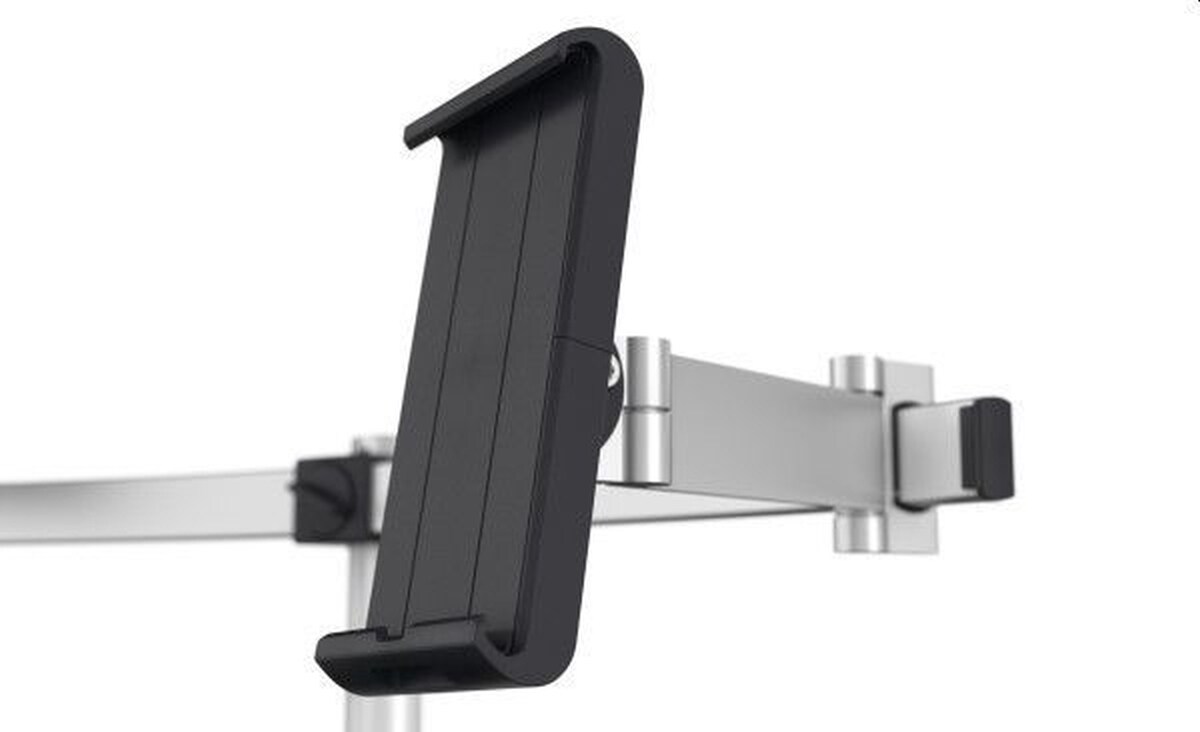 Durable Monitorhalter mit Arm für 1 Monitor+1 Tablet silber Tischdurchführung Image