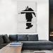 ARTCANVAS Lenin on Roller Skates by Banksy - 3 Piece Wrapped Canvas Graphic Art Print Set Metal in Black/Gray | 60 H x 40 W x 1.5 D in | Wayfair