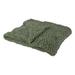 Northlight Seasonal Chenille Cable Knit Rectangular Throw Blanket 50" x 60" Cotton blend in Green | 60 H x 50 W in | Wayfair NORTHLIGHT HM87805