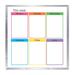 Geyer Instructional Products This Week Dry Erase Wall Mounted board Melamine/Metal in White | 48 H x 1 D in | Wayfair 161202