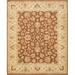 White 36 x 0.25 in Indoor Area Rug - Loloi Rugs Durden Oriental Hand-Knotted Wool Rust/Ivory Area Rug Wool | 36 W x 0.25 D in | Wayfair