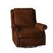 Bradington-Young Barcelo 38" Wide Genuine Leather Standard Recliner in Black | 40 H x 38 W x 41 D in | Wayfair 7411-922100-87-#9GM-MRI