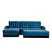 Blue Sectional - Latitude Run® Grasmick 114" Wide Sofa & Chaise Polyester | 38 H x 114 W x 74 D in | Wayfair 43E63D9C8425454CAF6EDDB7B885E5FF