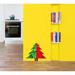 The Holiday Aisle® Christmas Tree Polygonal Wall Decal Vinyl, Glass in Green/Red | 10 H x 12 W in | Wayfair 1C96312C470449C6B1DA6A0EB42B9260