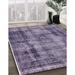 Indigo 108 x 84 x 0.35 in Indoor Area Rug - Williston Forge Isiah Oriental Violet Area Rug Polyester/Wool | 108 H x 84 W x 0.35 D in | Wayfair