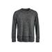 J America JA8920 Adult Vintage Zen Crewneck Sweatshirt in Twisted Black size Medium | Cotton/Polyester Blend 8920