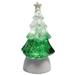 Roman 75668 - 8.25"H LED SWIRL GREEN TREE BATT N/INCLUDED PORT/CORD Christmas Figurine Decorations