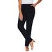 Plus Size Women's The Knit Jean by Catherines in Black (Size 3XWP)