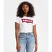 Levi's Tops | Levi’s White Graphic Short Sleeve Tee Logo Large | Color: Red/White | Size: L