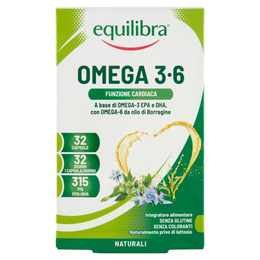 Equilibra® OMEGA 3-6 38,4 g Capsule