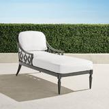 Avery Chaise Lounge with Cushions in Slate Finish - Sailcloth Sailor - Frontgate