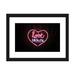 East Urban Home Love Neon Sign by Mambo Art Studio - Textual Art Metal in Black/Pink | 24 H x 32 W x 1 D in | Wayfair