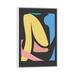 East Urban Home Abstract Shapes Spring Colors - Graphic Art Print Canvas/Metal in Black/Blue/Yellow | 60 H x 40 W x 1.5 D in | Wayfair