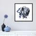 East Urban Home Giant Schnauzer by EdsWatercolours - Print Canvas in Gray/White | 18 W x 1.5 D in | Wayfair 63ABDACC480A49449E0EFFA0BAFBDCE5