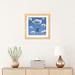 East Urban Home Elephant & Dog Are Flying on a Cloud II by Mike Kiev - Graphic Art Print Paper, Wood in Blue/White | 16 H x 16 W x 1 D in | Wayfair