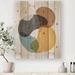 East Urban Home Minimal Elementary Organic & Geometric Compositions XVI - Unframed Painting Print on Wood Metal in Brown/Gray/Green | Wayfair