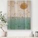 East Urban Home Minimal Elementary Organic & Geometric Compositions XXXXIII - Unframed Painting Print on in Brown/Green/White | Wayfair