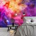 Ebern Designs Calana Removable Watercolor Galaxy Wall Mural Vinyl in Indigo | 100 W in | Wayfair AA5243BFD9244B058EFA2C58F2E3473B