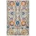 Blue/White 22 x 0.5 in Area Rug - Mistana™ Doyon Floral Ivory/Yellow/Blue Area Rug Polypropylene | 22 W x 0.5 D in | Wayfair