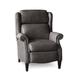 Bradington-Young Miller 33.5" Wide Faux Leather Standard Recliner Fade Resistant/Genuine Leather in Brown | 43 H x 33.5 W x 39.5 D in | Wayfair