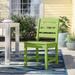 Sol 72 Outdoor™ Sol 72 Traditional Dining Side Chair Plastic/Resin in Green | 34.25 H x 18.18 W x 21.38 D in | Wayfair