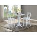 Rosalind Wheeler Dickison Bar Height Extendable Solid Wood Dining Set Wood in White | 42.1 H in | Wayfair D192CF4295884065B11188E3933E405C