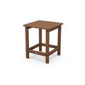 Freeport Park® Frese Sol 72 Outdoor Side Table Plastic in Brown | 18 H x 15 W x 15 D in | Wayfair 550AE297A83C457382309E9A2CAE0F47